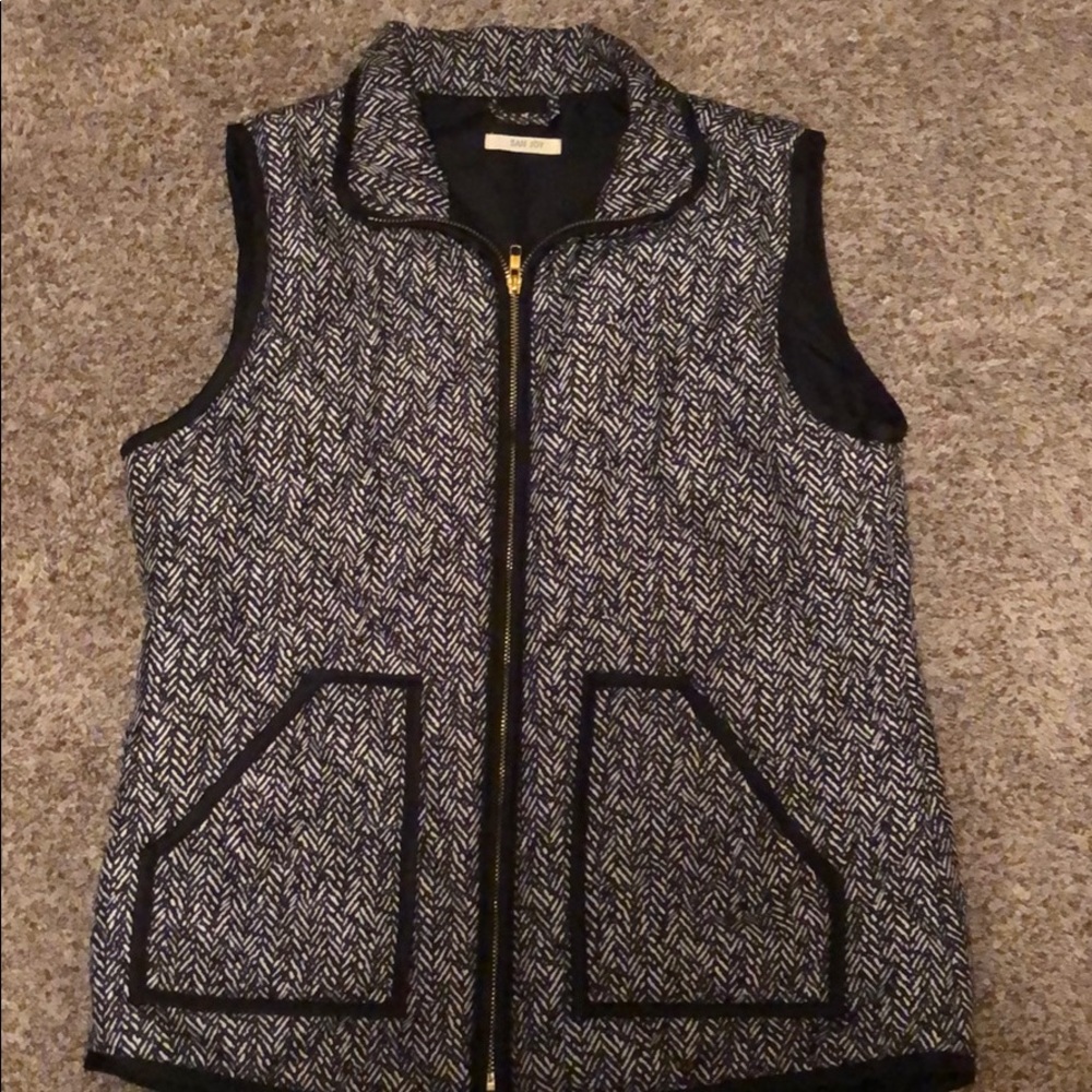 JCrew herringbone look alike vest